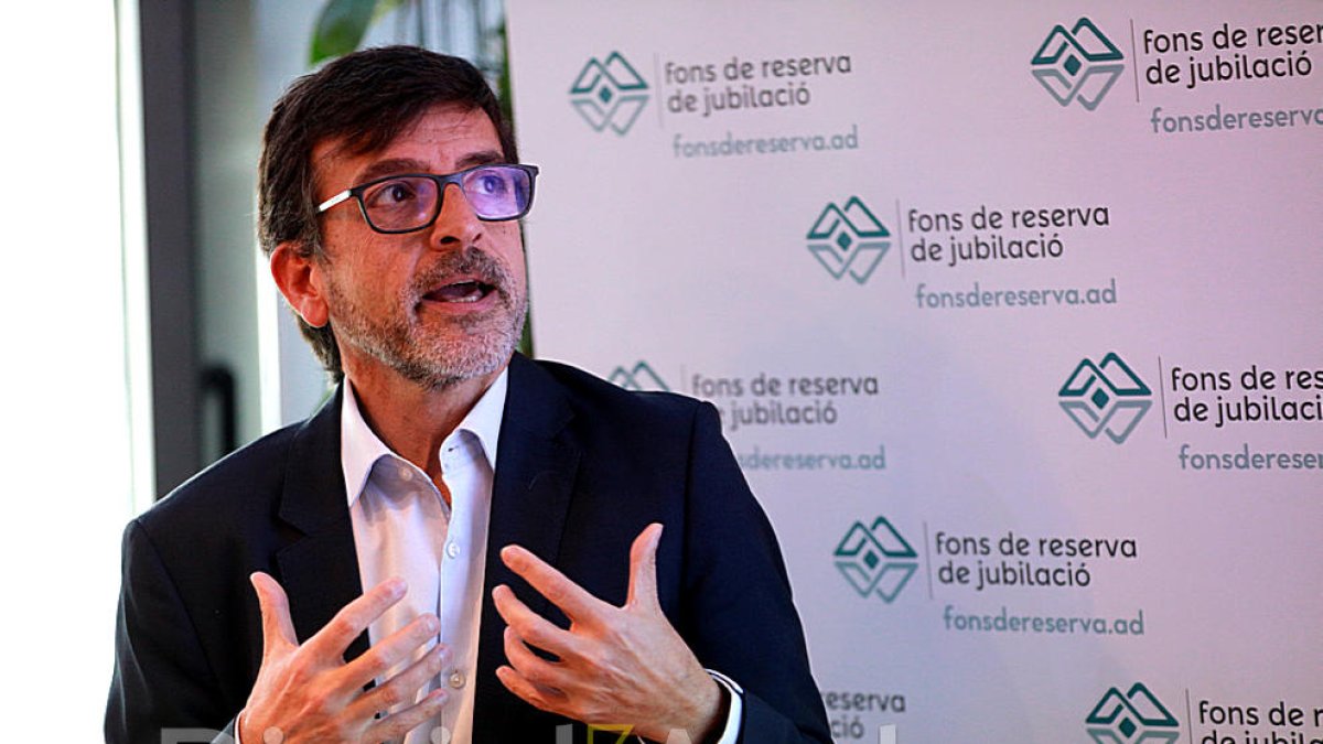 Jordi Cinca ha presenta avui el balanç del fons de pensions