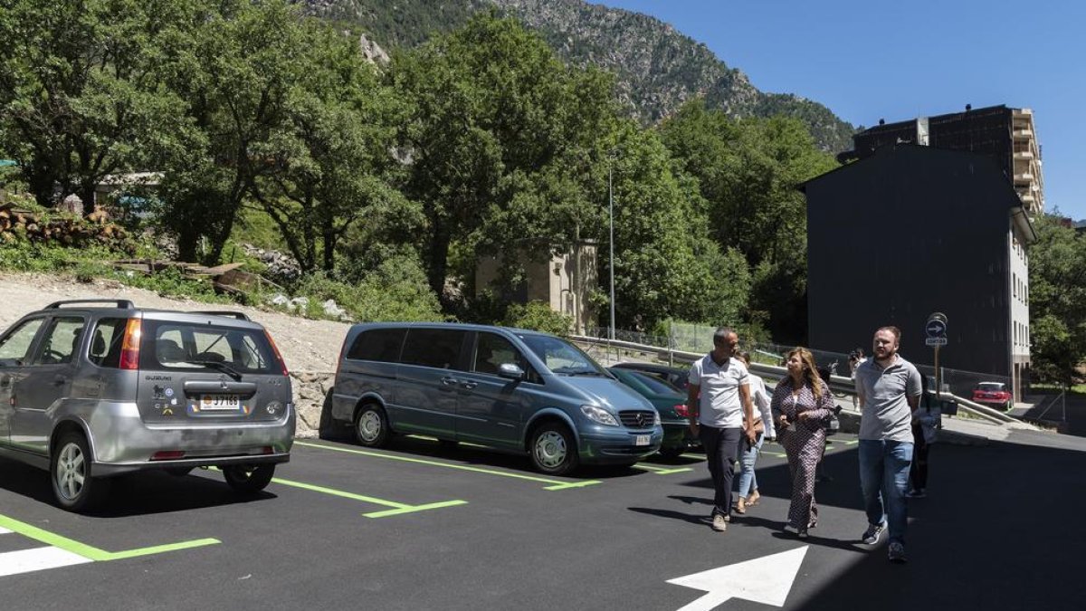 Marsol ha inaugurat l'aparcament de Malreu aquest migdia