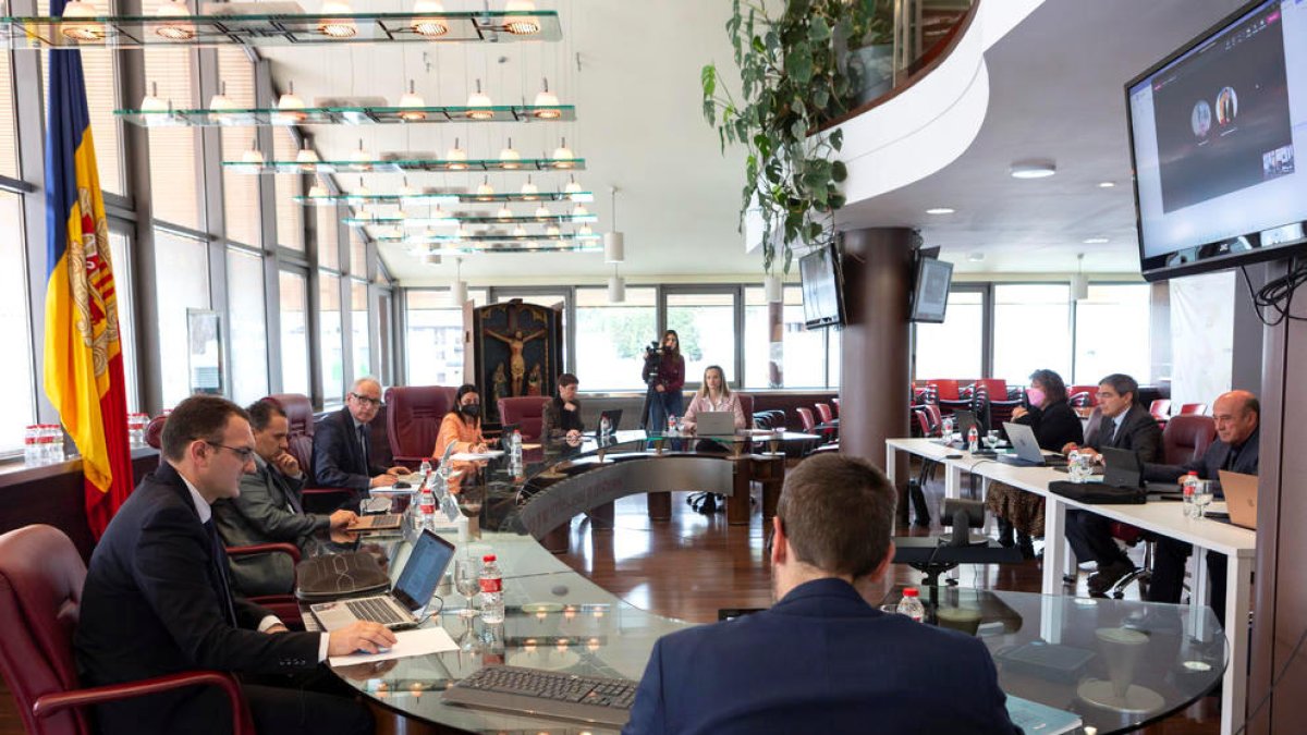 Sesssió d'ahir del consell de comú.