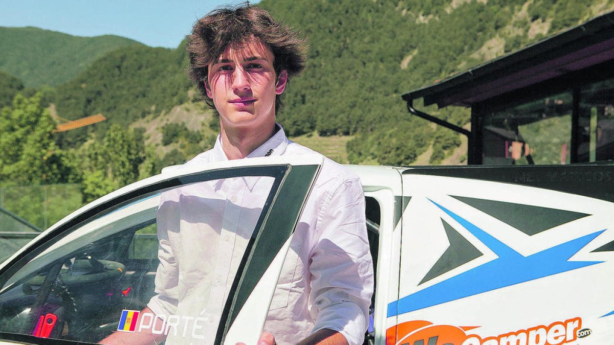 Ian Porté amb el SilverCar S2.