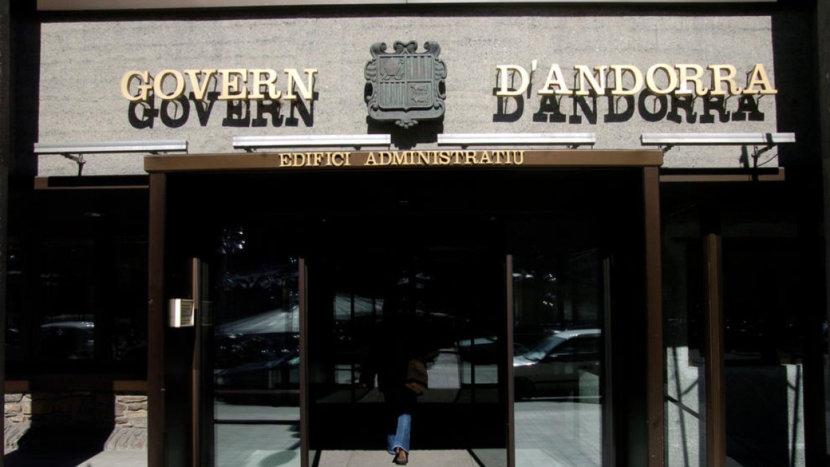 L'edifici administratiu de Govern a Andorra la Vella.