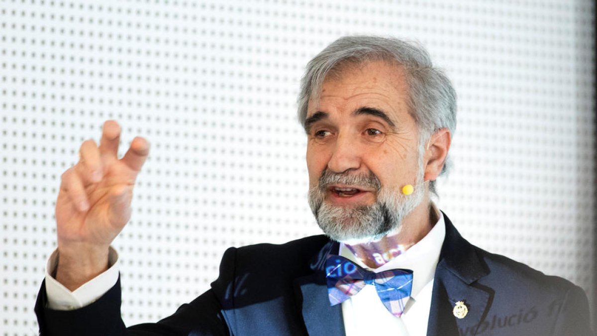 Herce, durant la intervenció.