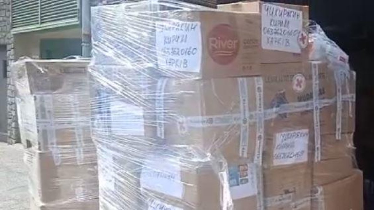 Material del tercer enviament per a Ucraïna