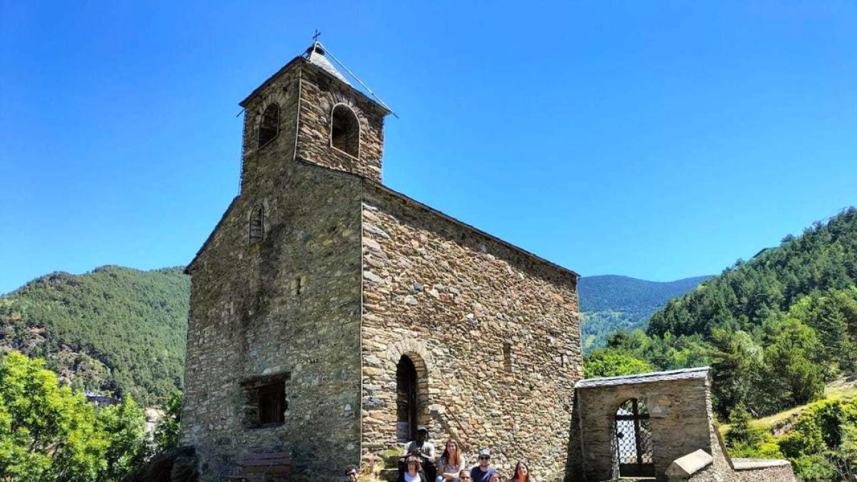 Excursió a l'església de Sant Cristòfol d'Anyós.