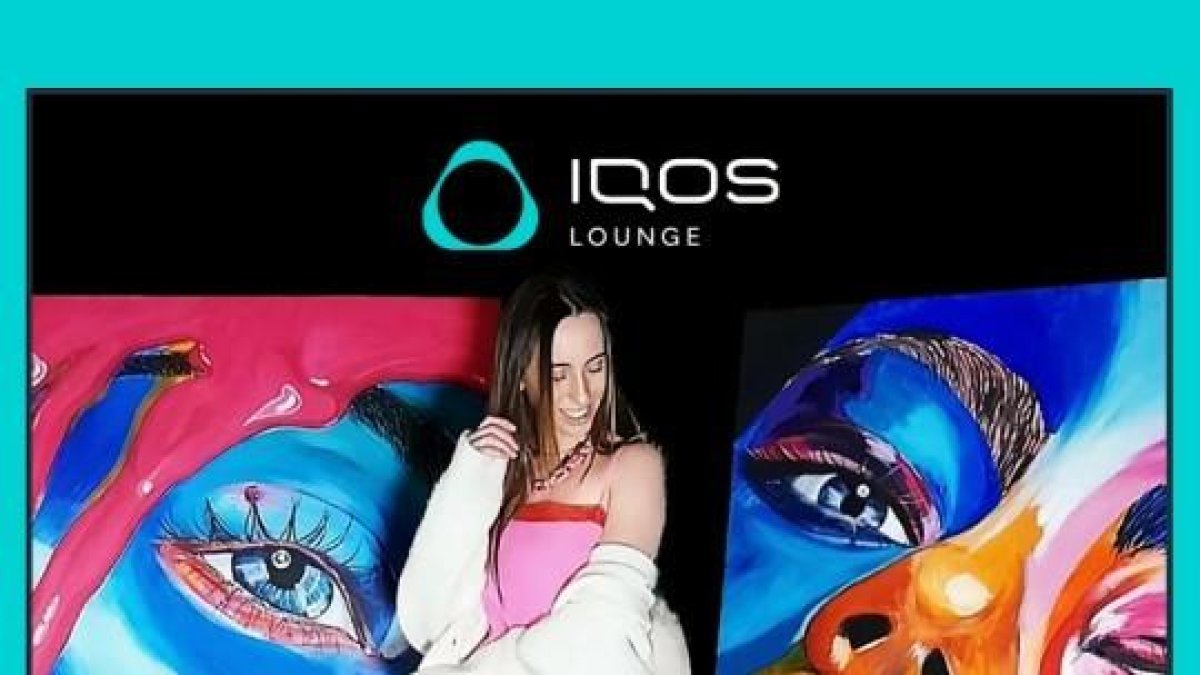 Ona pintura a l'IQOS