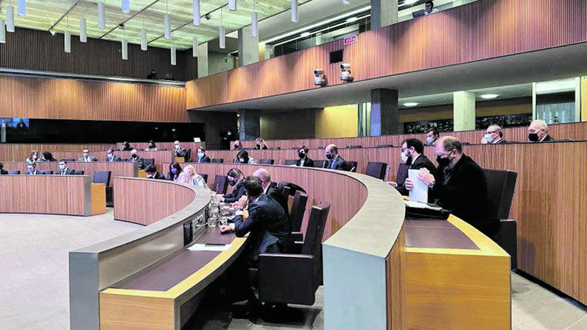 Una sessió del Consell General.