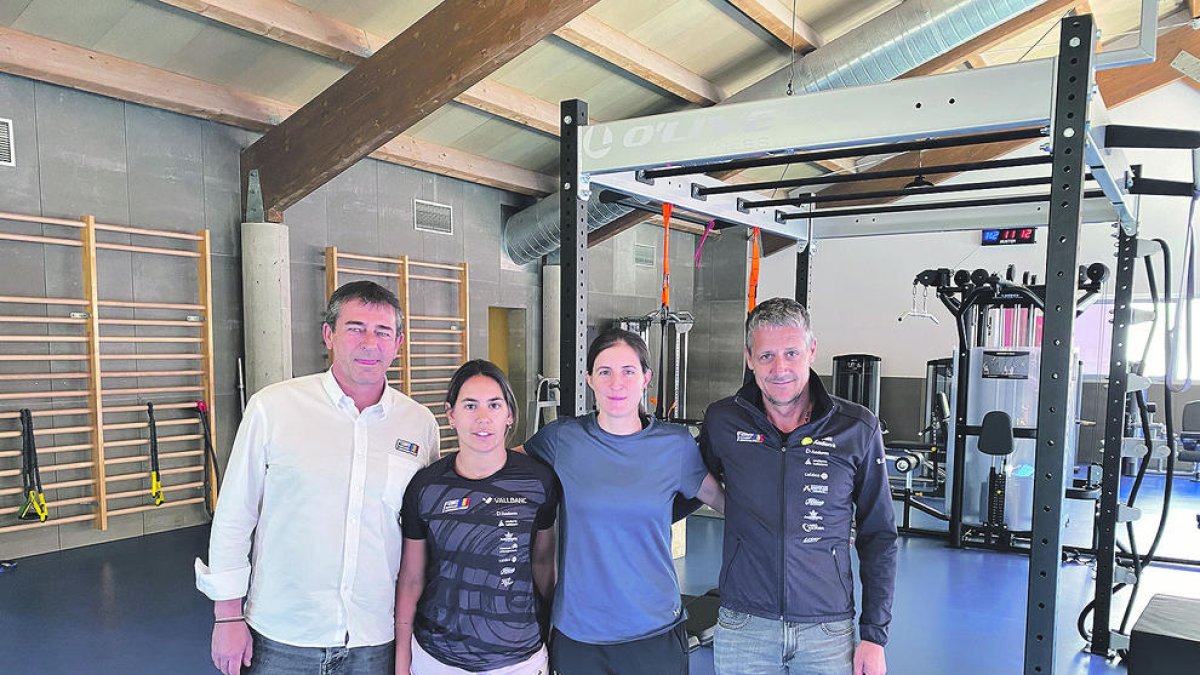 Pepi Pintat, Maeva Estevez, Lorelei Torres i Carles Visa.