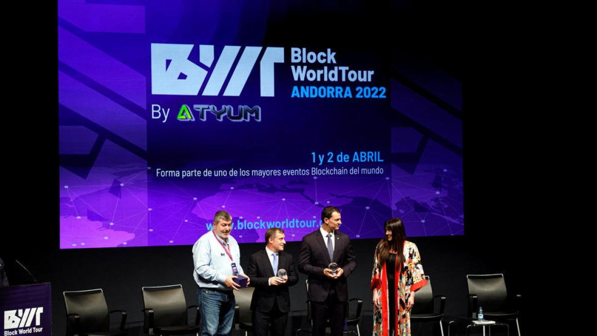 La presentació del Congrés de 'blockchain'.