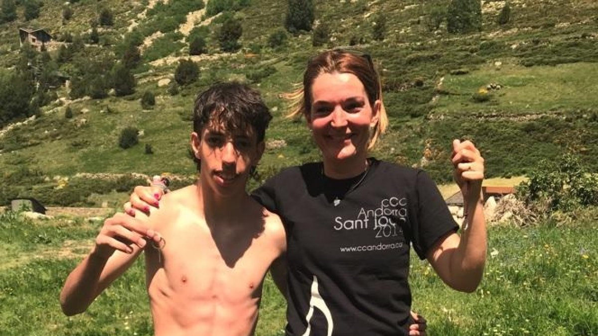 Rosa Maria Sabaté i Èric Almeyda.