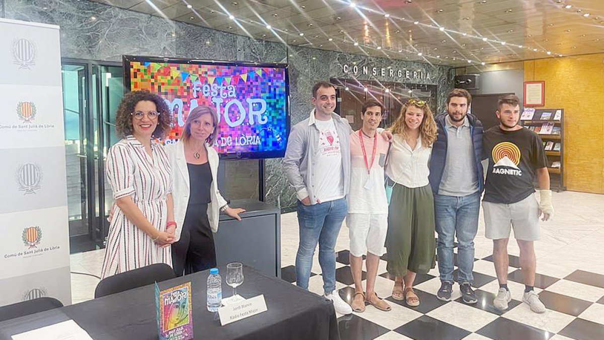 La roda de premsa de la presentació de la festa major de Sant Julià de Lòria.