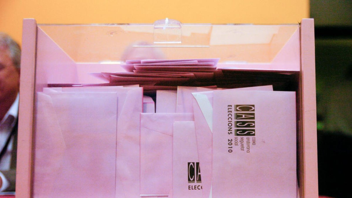 Vots dipositats en unes eleccions anteriors.