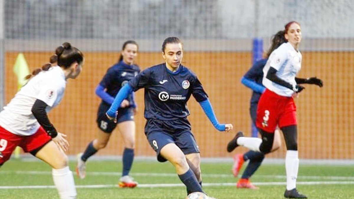 La davantera Sònia Carrancà, en un partit anterior.