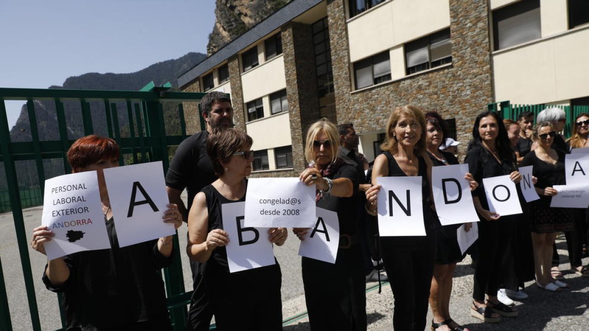 Mobilització al María Moliner de la Margineda avui