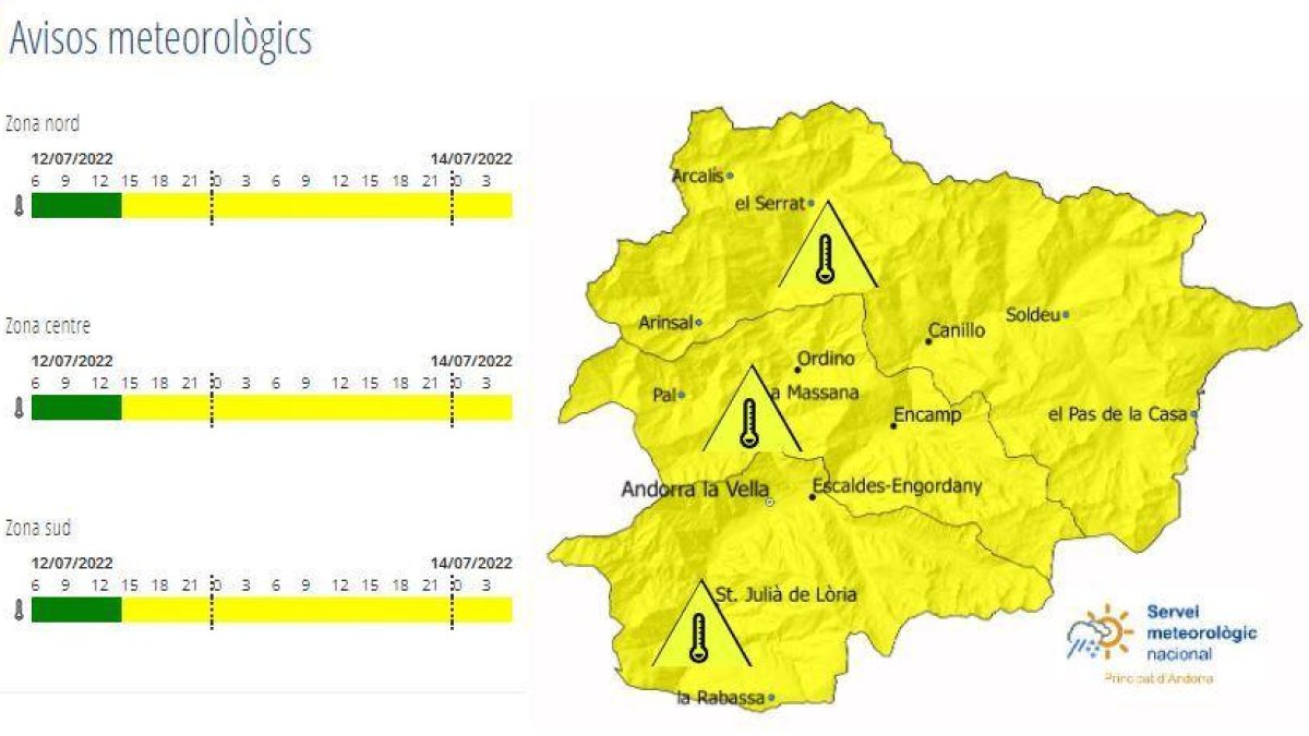 Les temperatures seran més altes demà dimecres
