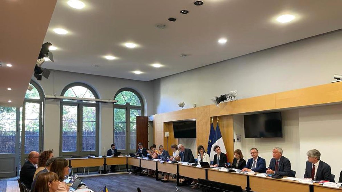 Reunió de la comissió mixta francoandorrana.