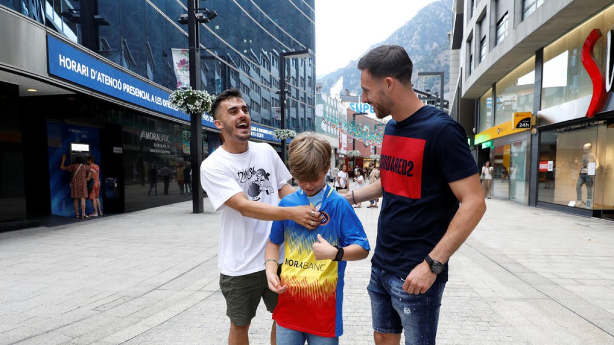 Pampín i Vidal arriben a l'Andorra il·lusionats davant del nou repte