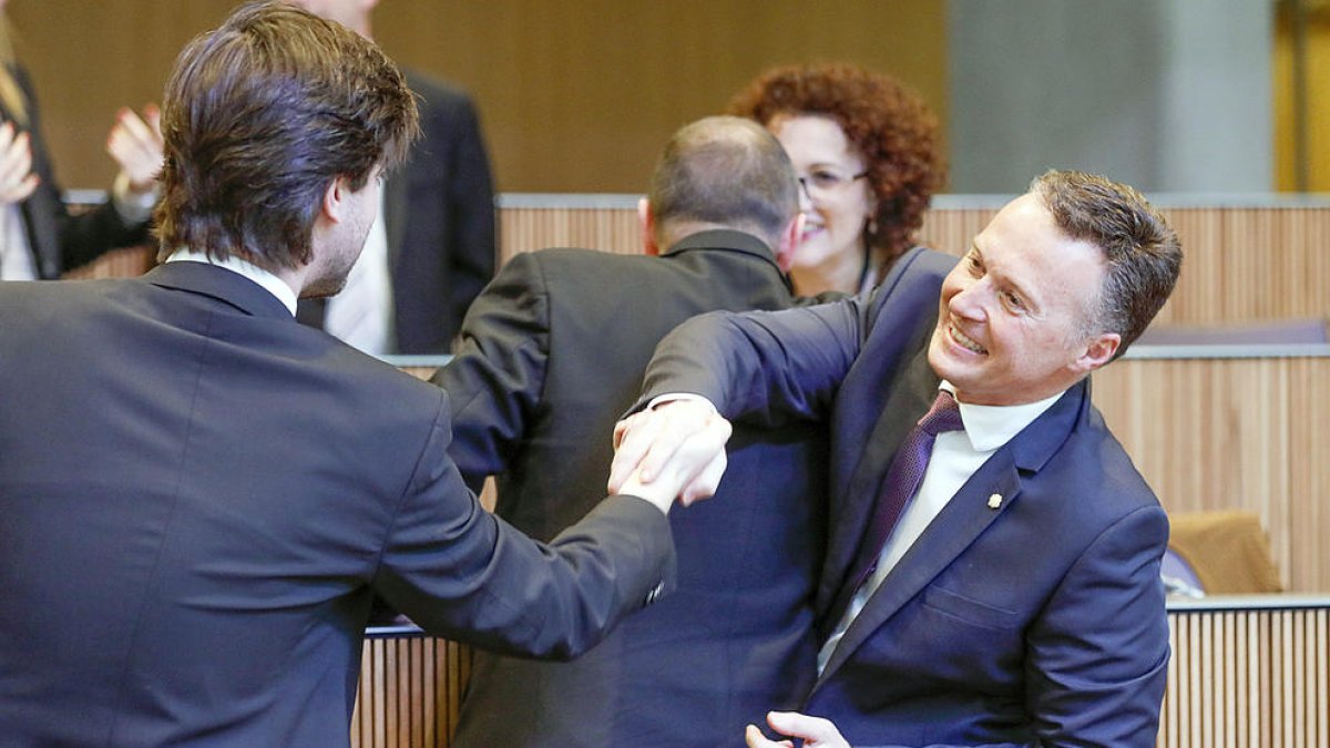 Enseñat i Costa al Consell General.