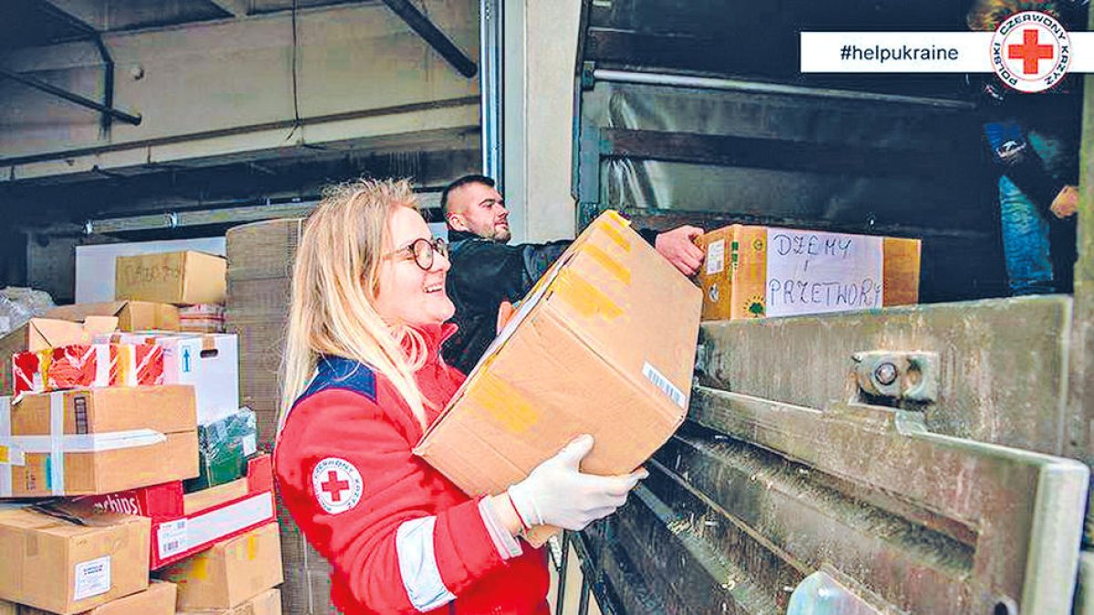 Voluntaris a la ciutat de Lublín.