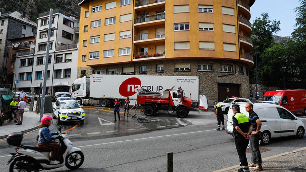 Accident mortal a l'avinguda Santa Coloma