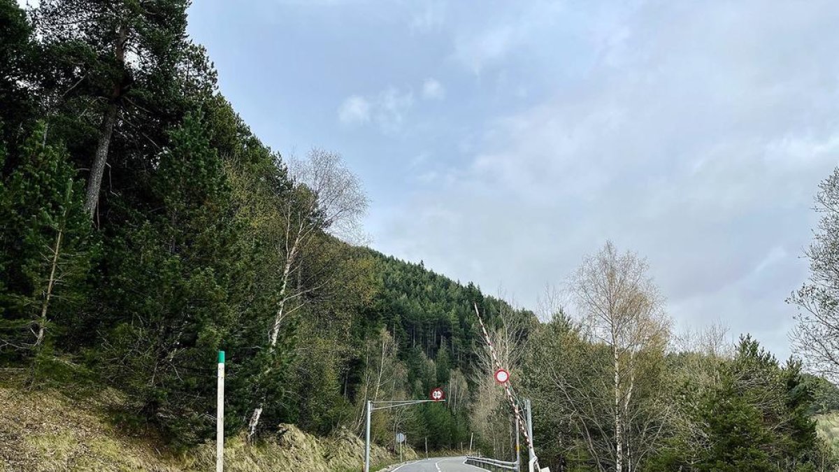 La carretera del coll d'Ordino
