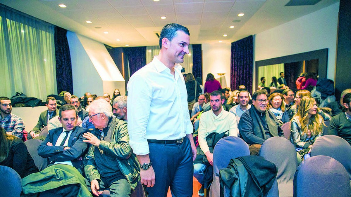 El president del partit, Jordi Gallardo, al congrés liberal del 2017.
