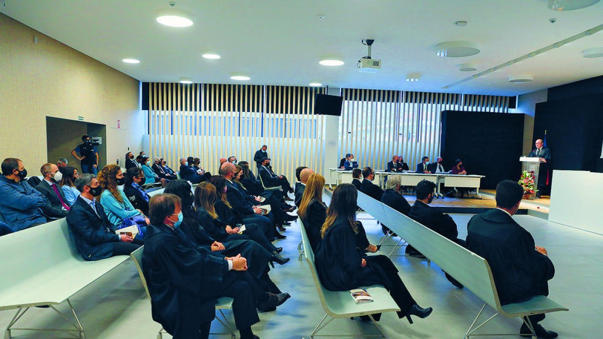 Treballadors de l'administració de la Justícia.