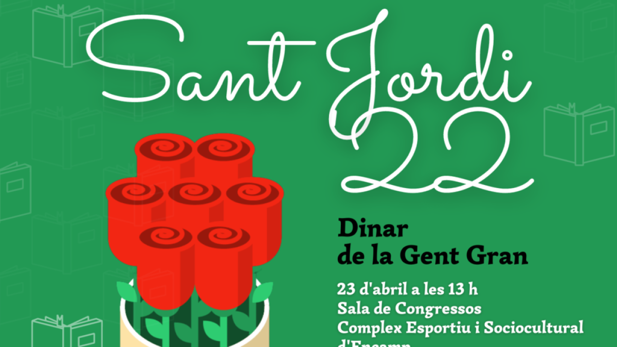 Cartell de les activitats de Sant Jordi