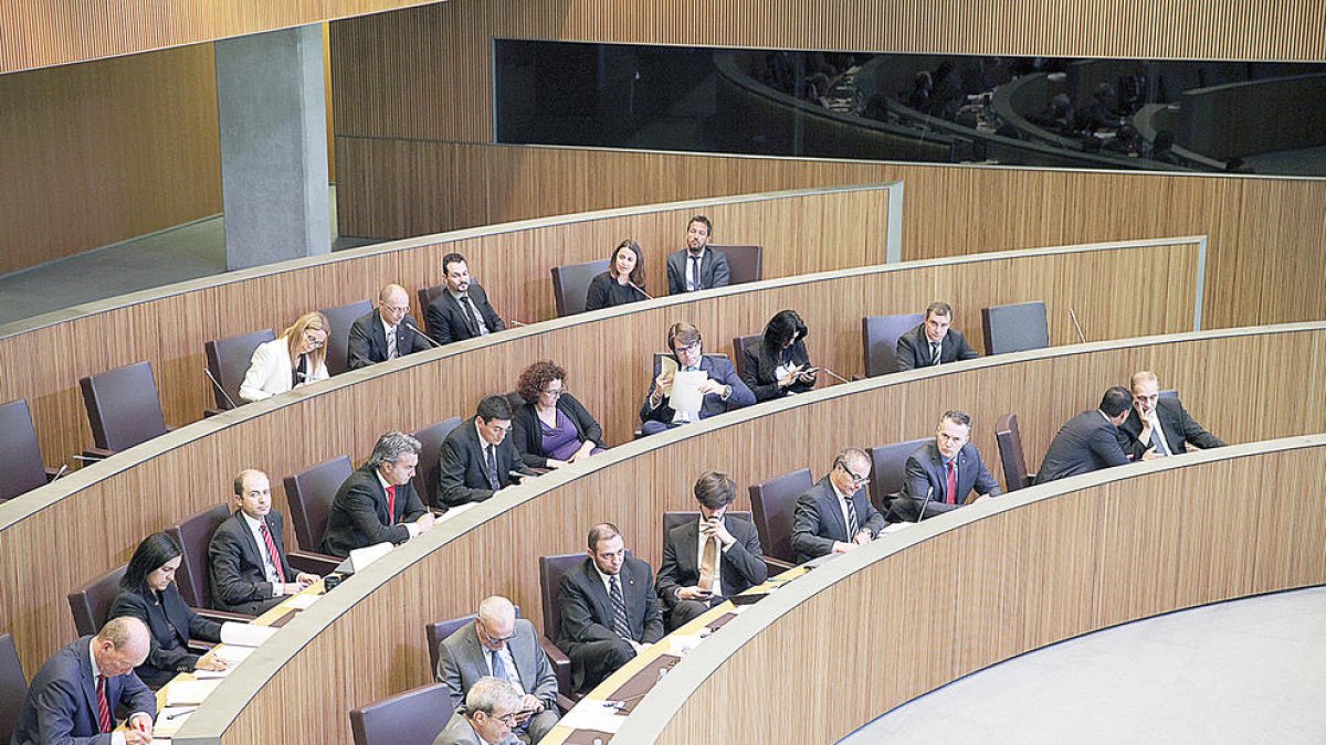 Una sessió del Consell General.