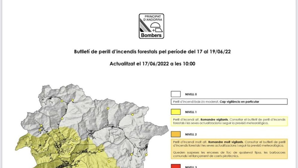 Butlletí d'incendis forestals