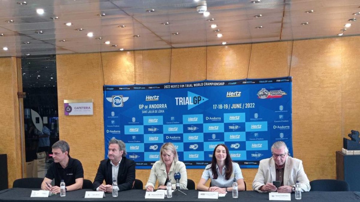 Presentació de la Copa del Món de trial de Sant Julià.
