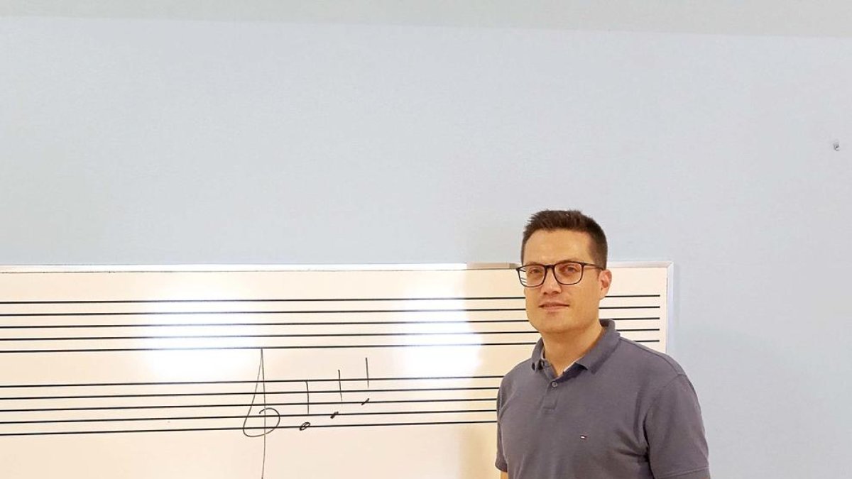 Jordi Sabata, aquesta setmana a La Llacuna.