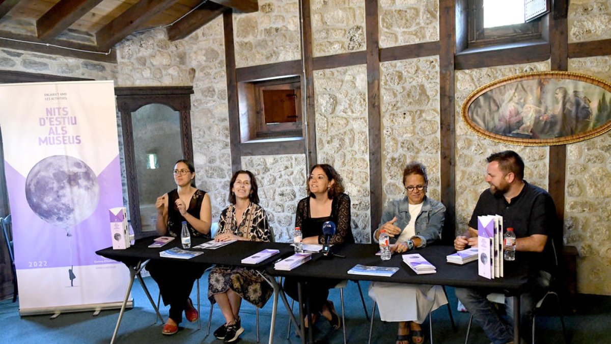 Roda de premsa de presentació de la nova programació de les Nits d'Estiu als museus