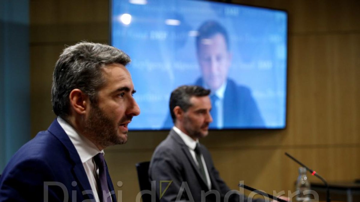 Eric Jover i Marc Ballesta han presentat l'informe amb Rodolphe Blavy per via telemàtica