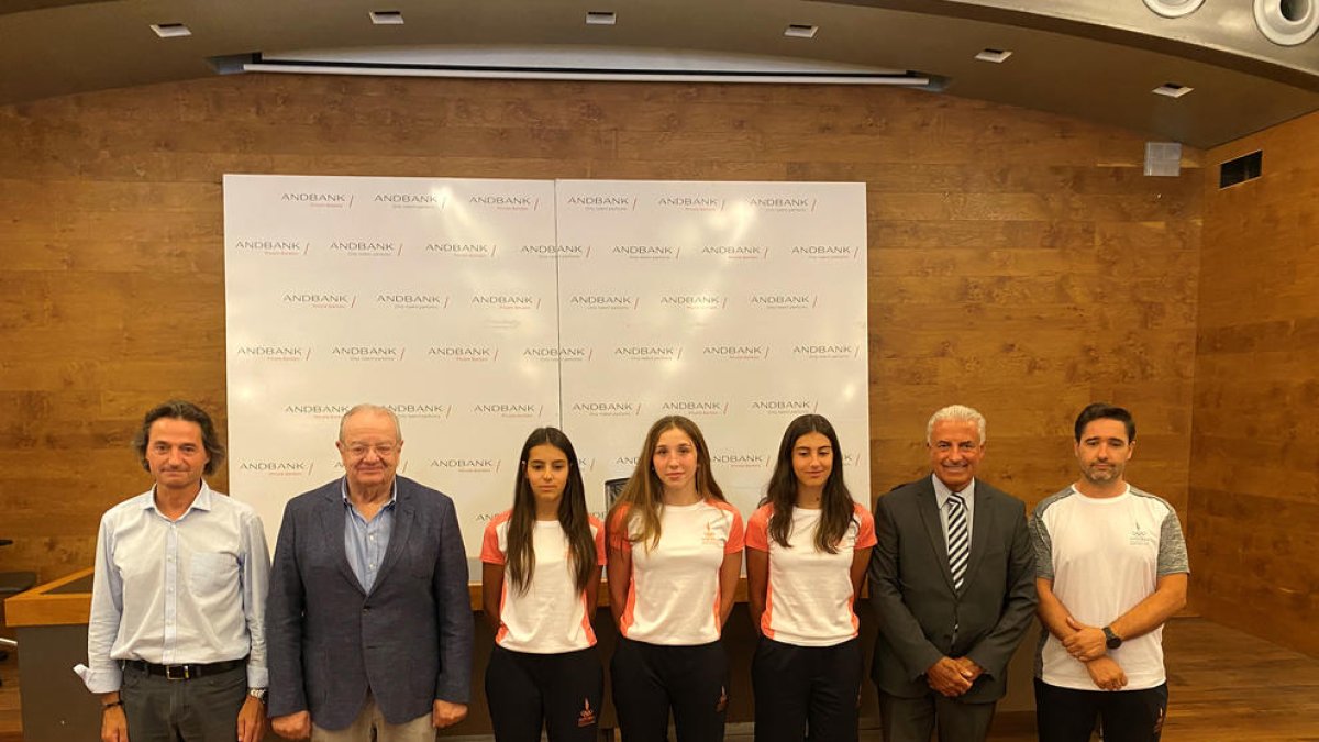 L'equip d'Andorra pel FOJE de Banska Bystrica.