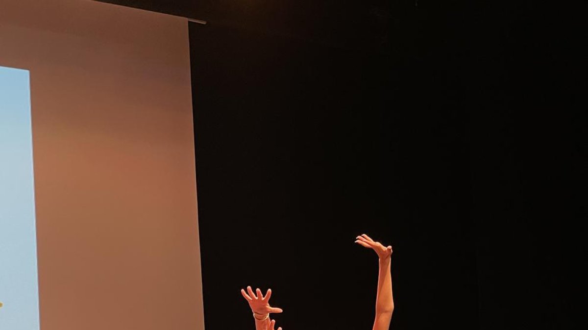 Les noves integrants durant la presentació