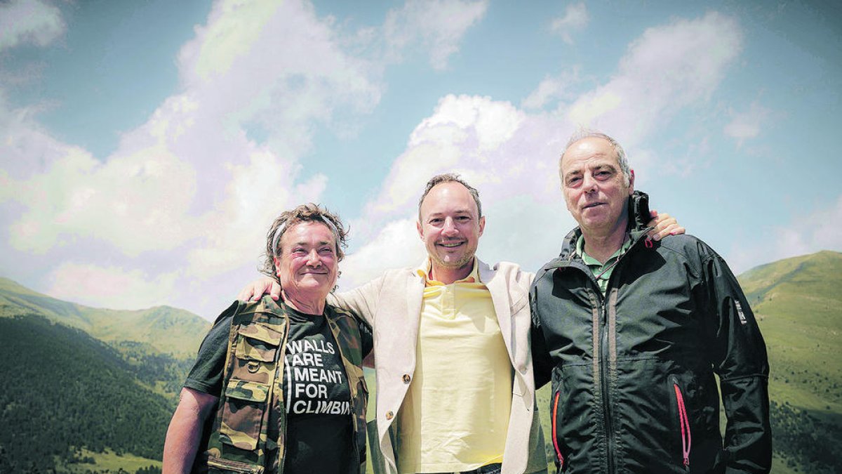Vidal, Espot i Xavier Coma, de l'ARPA.