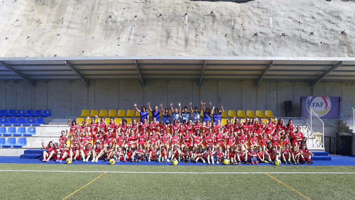 Cloenda del 8è campus de futbol femení