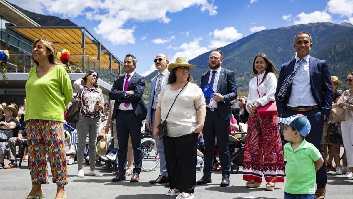 Conxita Marsol al concert de Los Manolos aquesta tarda