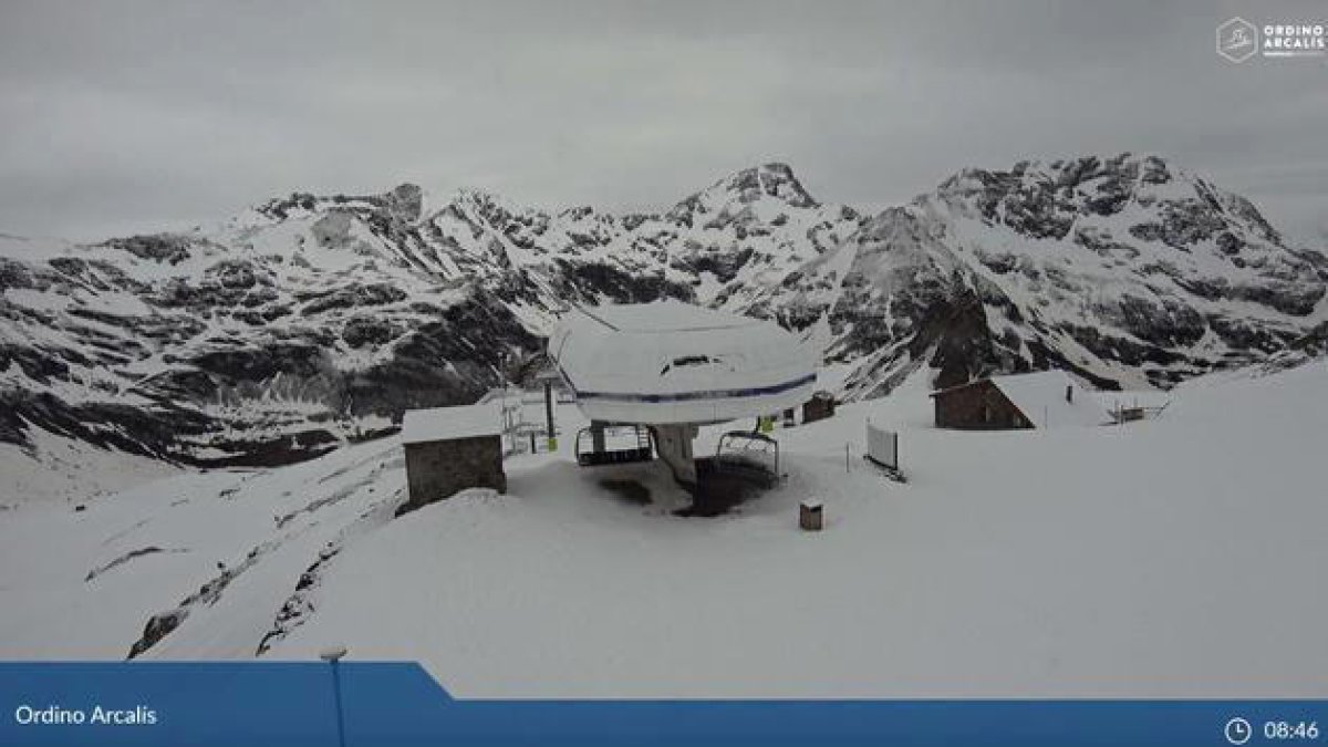 La nevada a Ordino del mes passat.