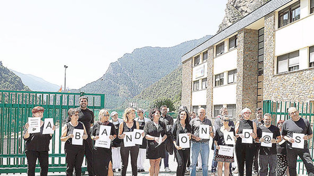 Una protesta anterior.