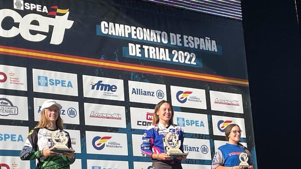 Alèxia Lladó, al podi