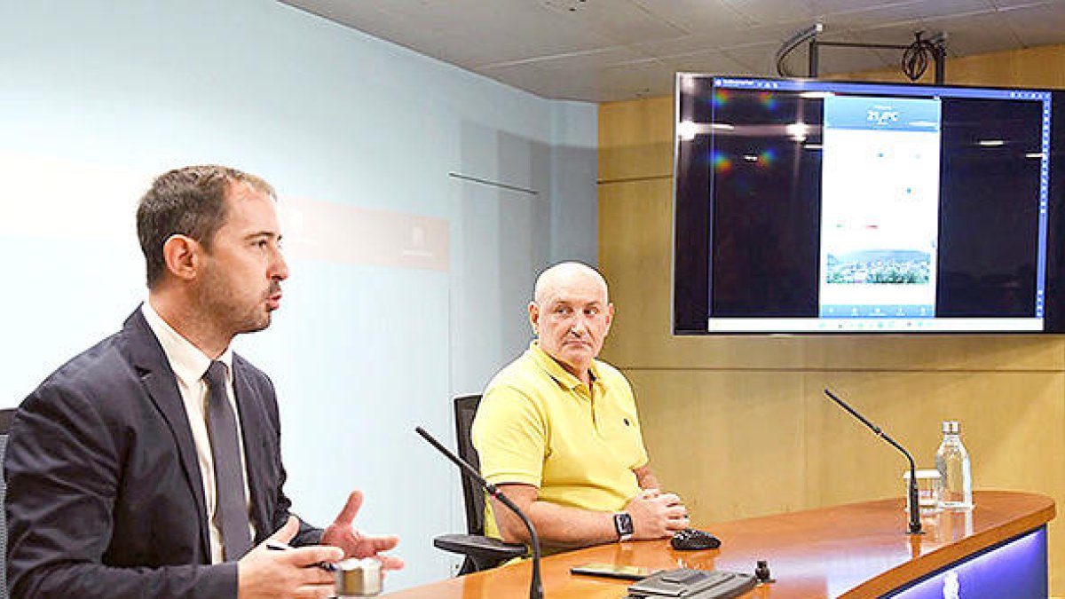La presentació de l'app.