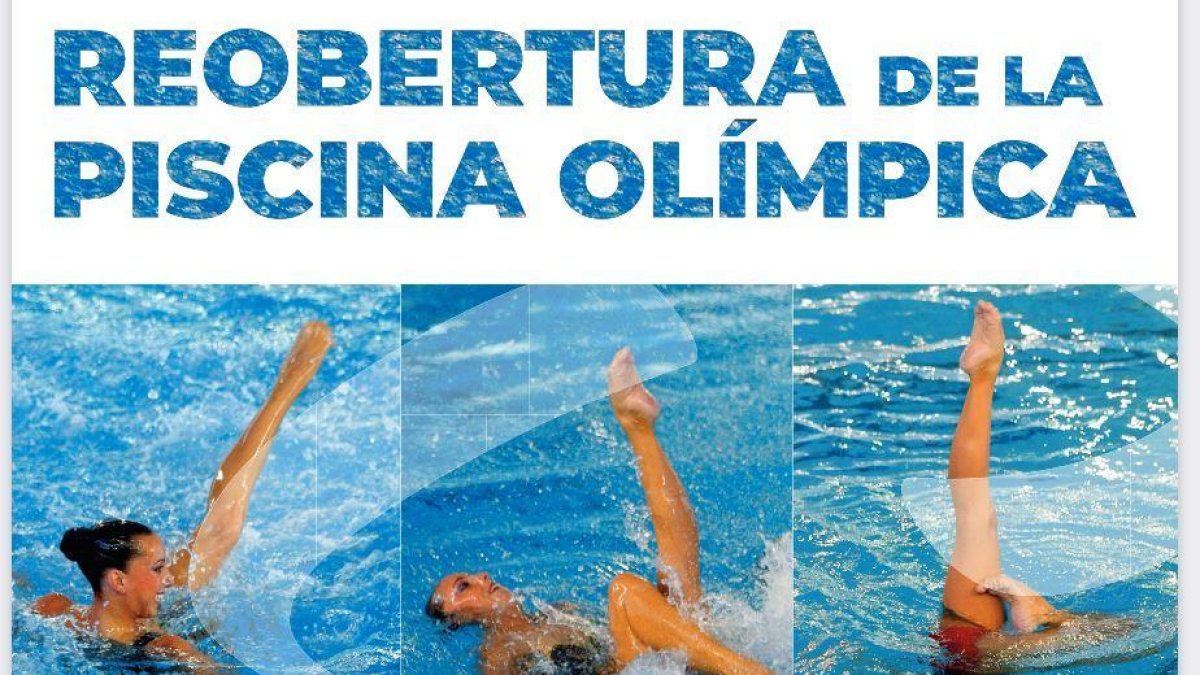 Exhibició per reinaugurar la piscina dels Serradells