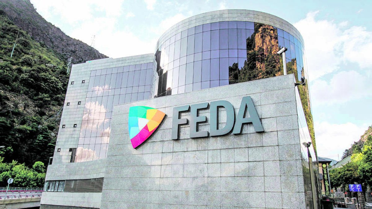 L'edifici de FEDA a Encamp.