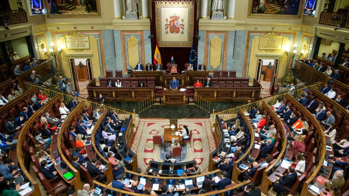 El ple que va aprovar la nova llei.