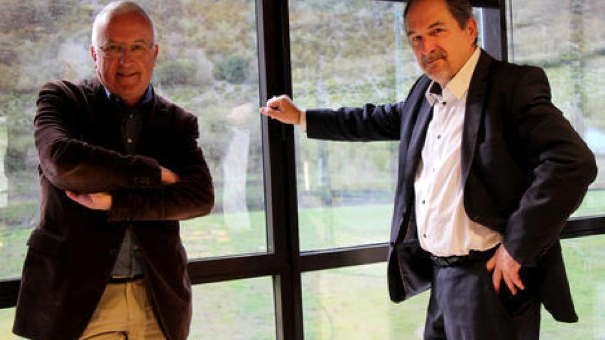 Els promotors d'Andorra Air Service, Miquel Armengol i Ramon Ginesta.