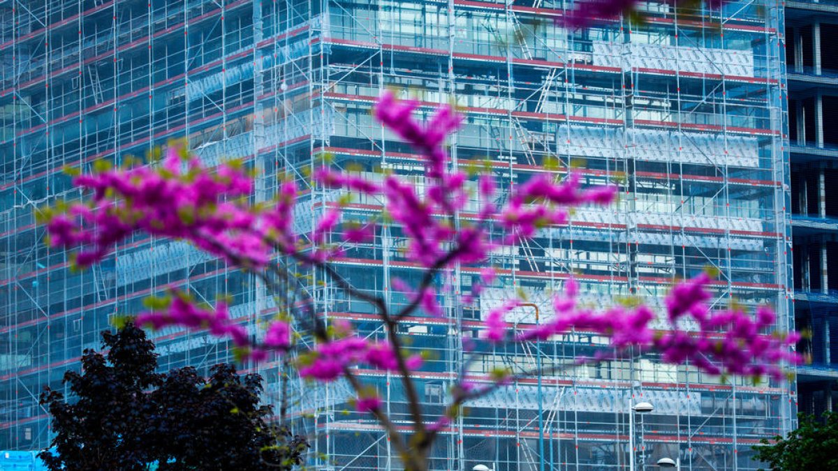 Una de les torres construïdes a la zona del Clot d'Emprivat.