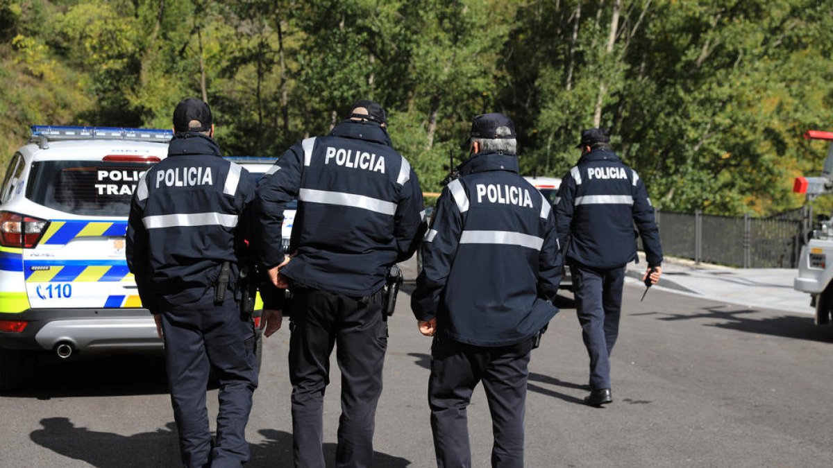 Agents de la policia en una actuació.