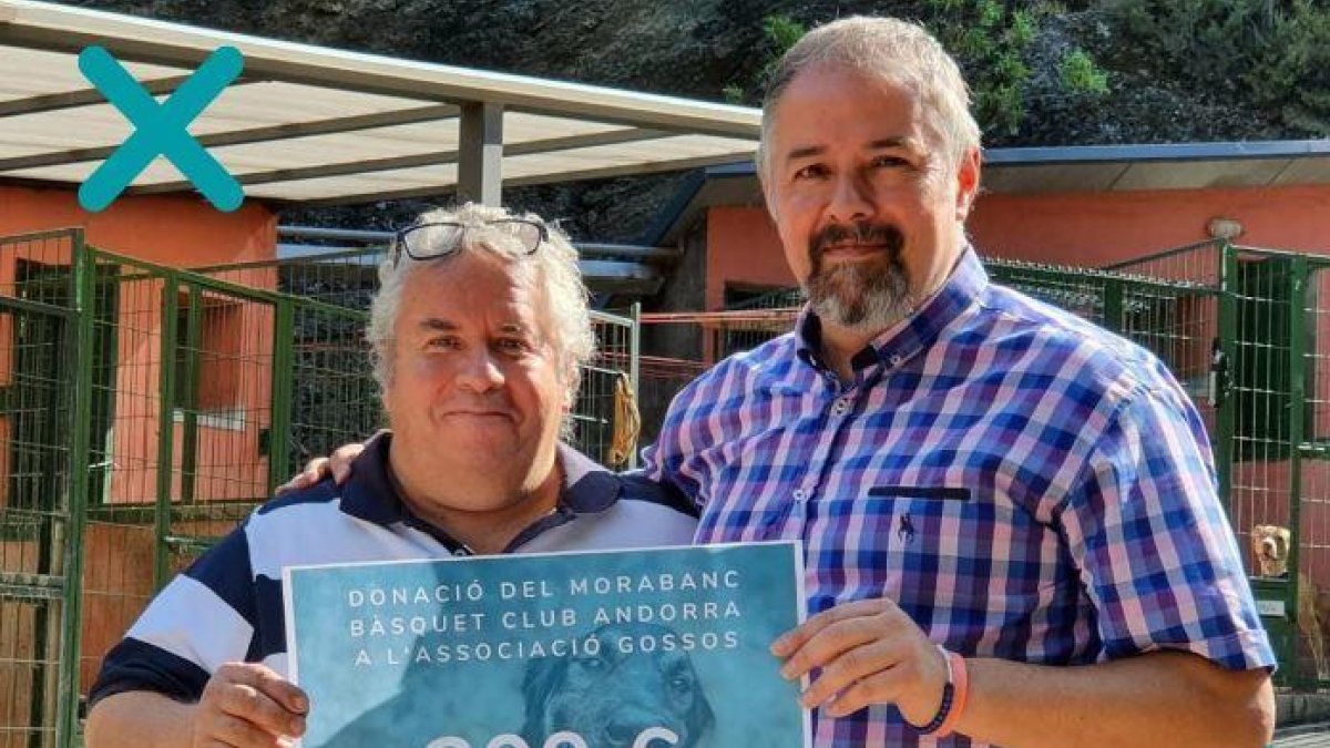 La donació del Basquet Club Andorra a GosSOS