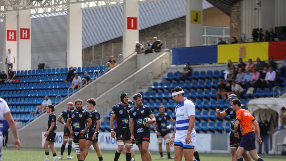 Duel anterior del VPC Andorra a l'Estadi Nacional.